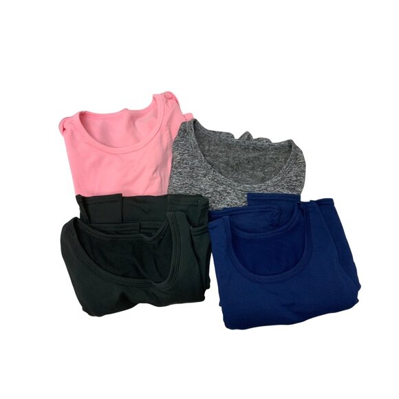 Angelina Bundle Of 4 Fleece Lined Long Sleeve Tees - Picture 1 of 3